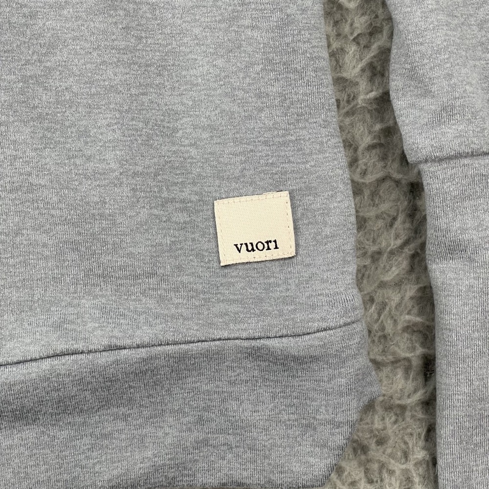 Vuori Halo Essential Hoodie Womens XL Heathered Gray Dream Knit Pullover VW226 - Picture 9 of 12